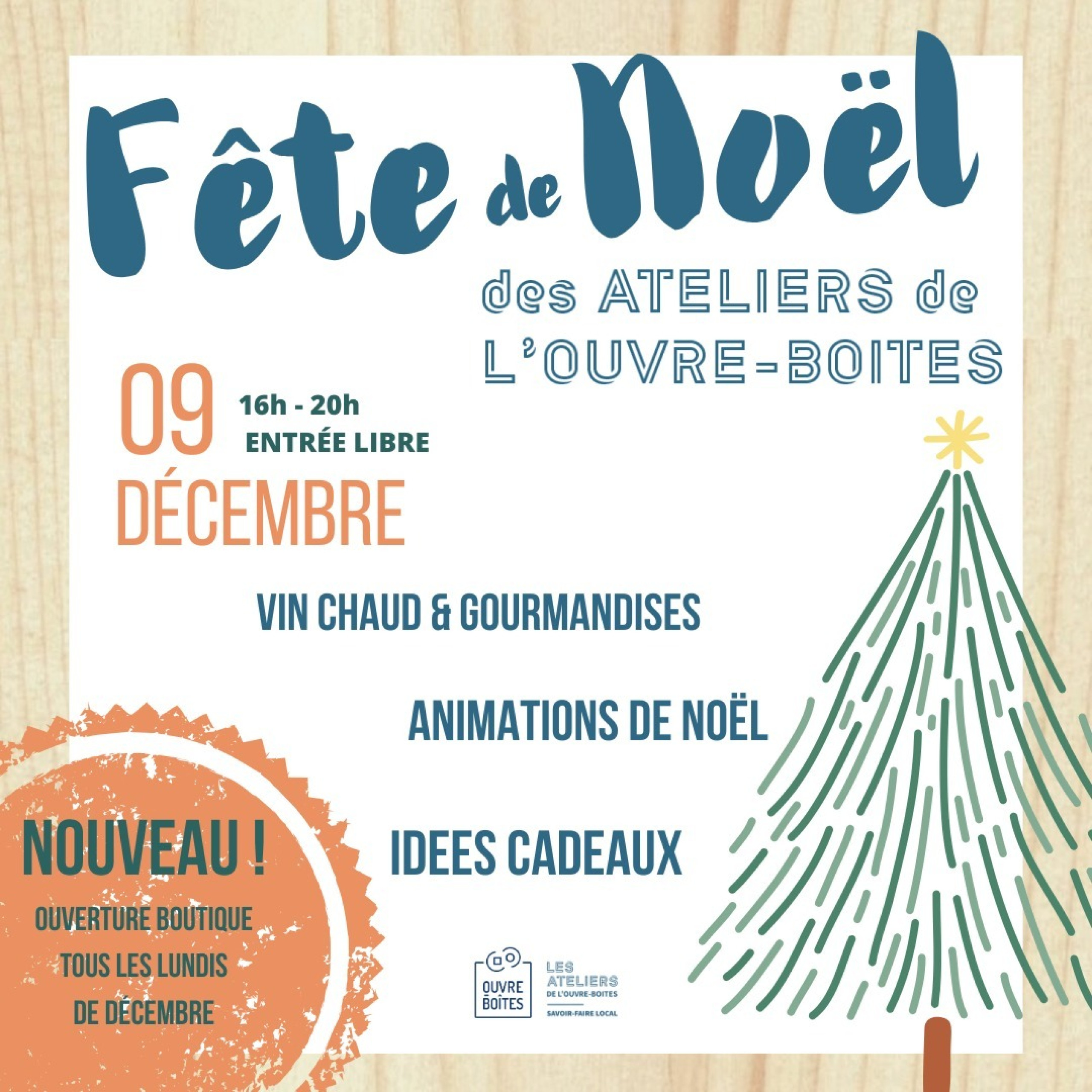 fête Noël ateliers OB